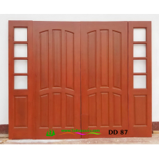 ประตูไม้สักบานคู่ รหัส DD87